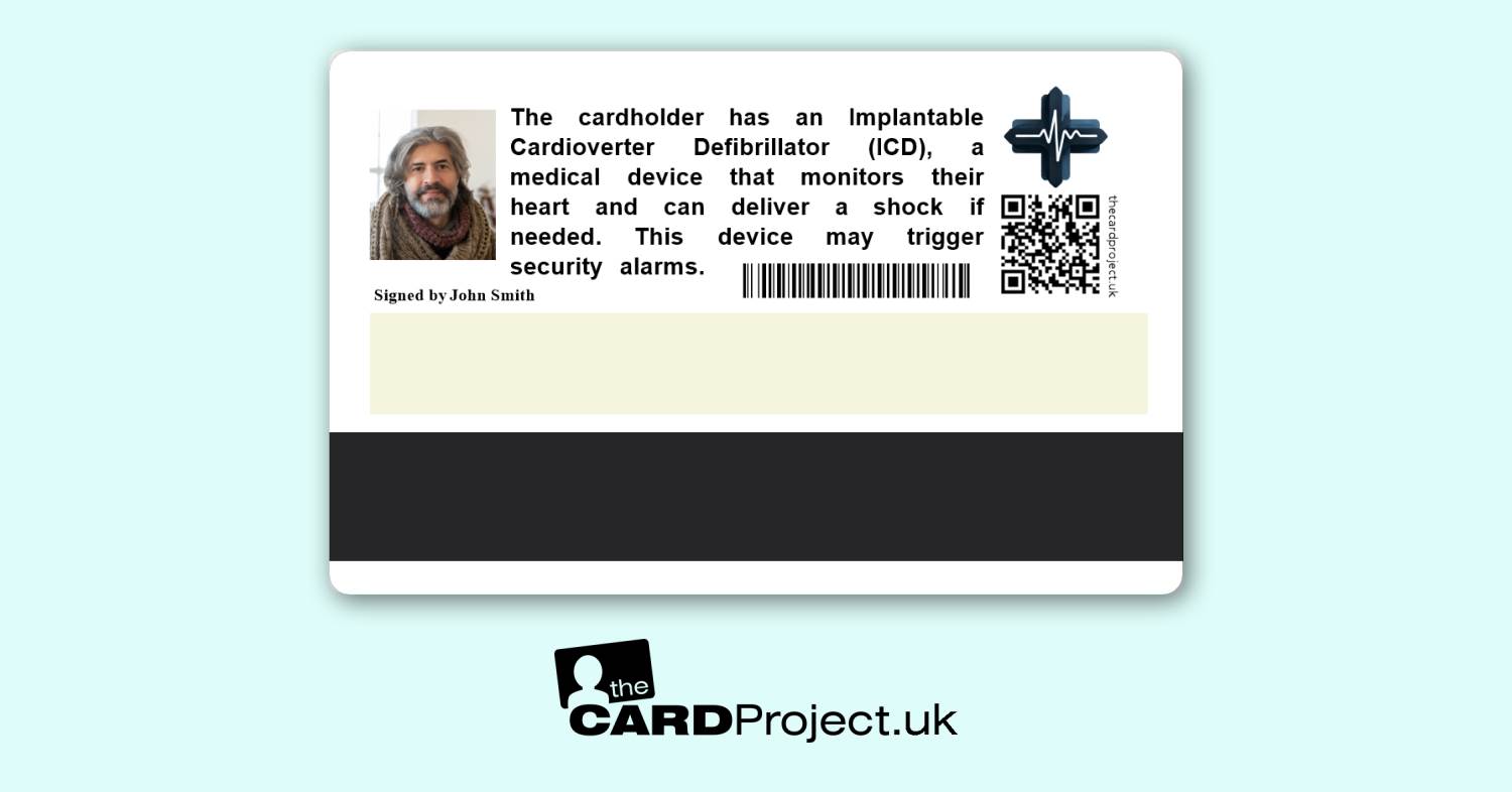 ICD Information Card (REAR)